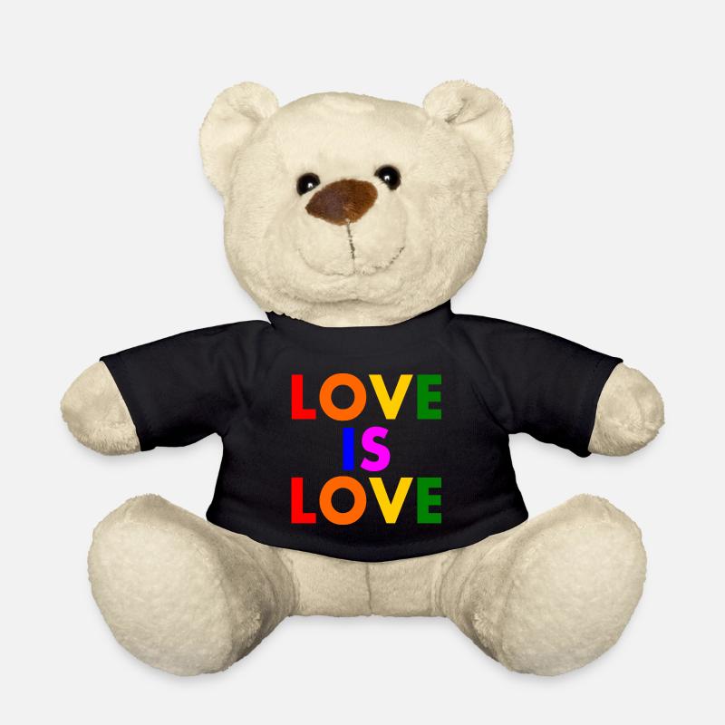 Love is love - Teddy - Schwarz