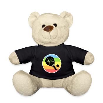 Padel game rackets padel tennis tournament balls - Teddy Bear - black - Front