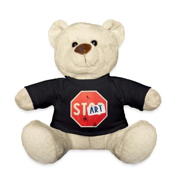 Start art Stop - Teddy - Schwarz - Vorne