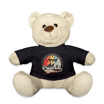 Vintage Cadeau D'anniversaire - Décembre 1998 - Nounours - noir - Devant