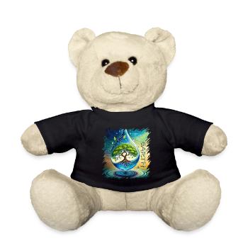 Arbre de Vie, Terre, Paix, Arbre de Vie - Nounours - noir - Devant