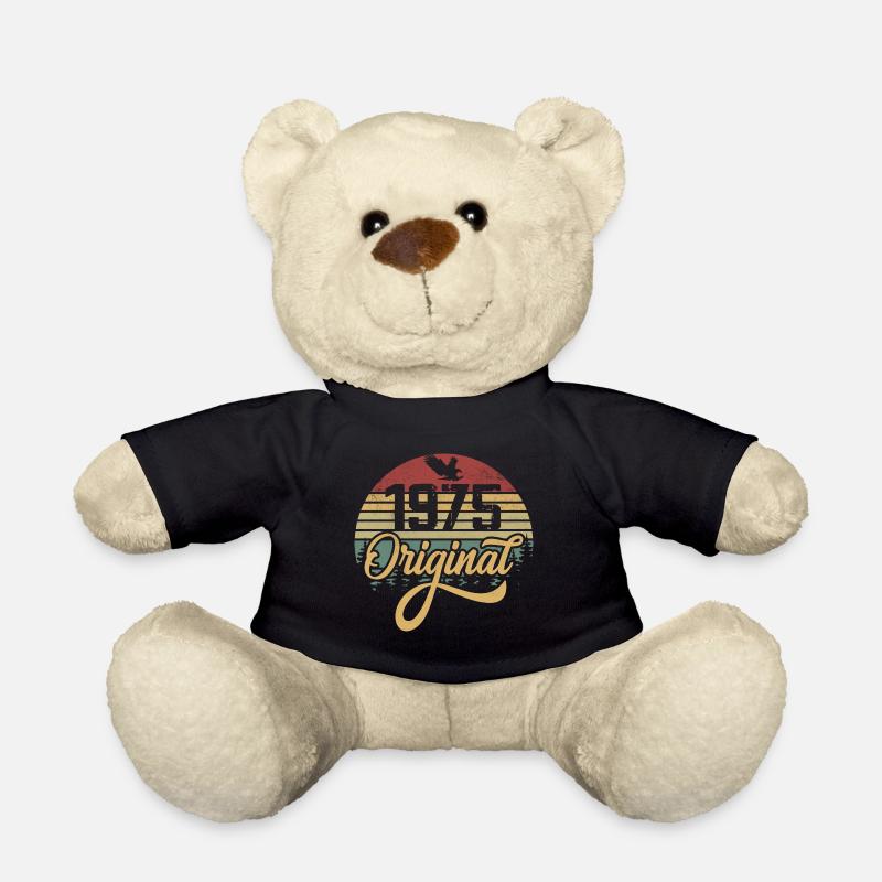Original 1975 Vintage - Cadeau D’anniversaire 1975 - Nounours - noir