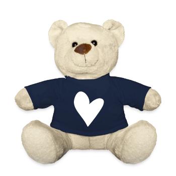 herz symbol form liebe - Teddy - French Navy - Vorne