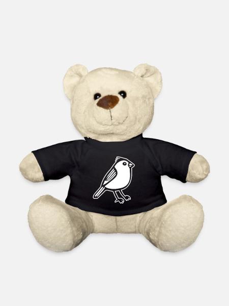 Vogel - Teddy - Schwarz