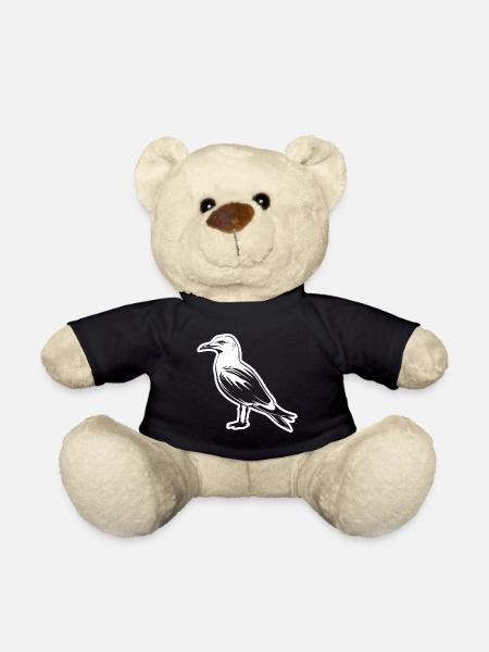 Möwe - Teddy - Schwarz