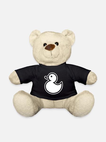 Ente Enten - Teddy - Schwarz