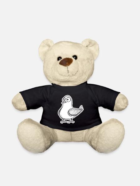 Pigeon pigeons pigeon cadeau colombophile - Nounours - noir
