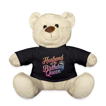 Ehemann Ehegatte Familie Hochzeit - Teddy - Schwarz - Vorne