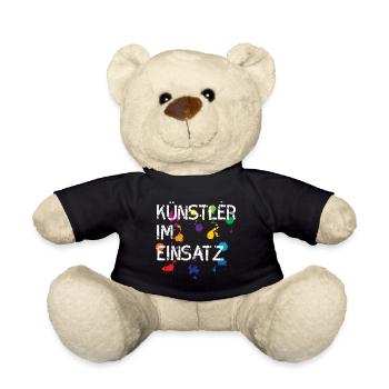 Artiste en utilisation cadeau art - Nounours - noir - Devant