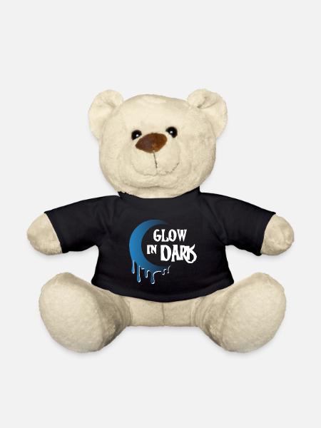 Glow in Dark - Teddy Bear - black