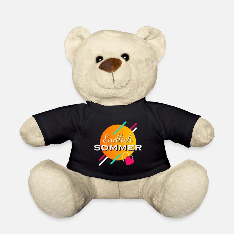 Endlich Sommer - Teddy - Schwarz