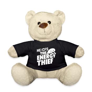 ME/CFS: The Energy Thief - Der Energie Dieb - Teddy - Schwarz - Vorne
