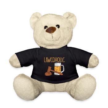 Lawcoholic For Lawyer - Teddy - Schwarz - Vorne