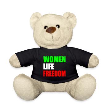 Women life freedom - Teddy - Schwarz - Vorne