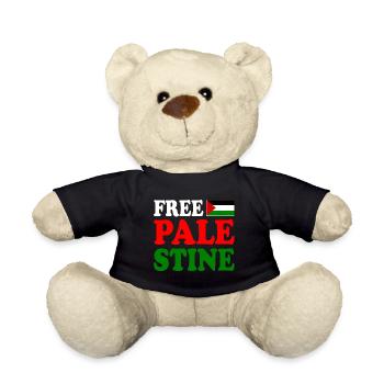 Free palestine - Teddy Bear - black - Front