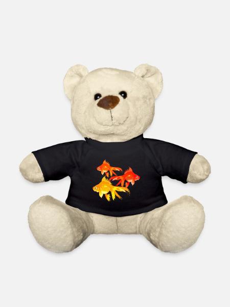Bunter Goldfisch Gartenteich - Teddy - Schwarz