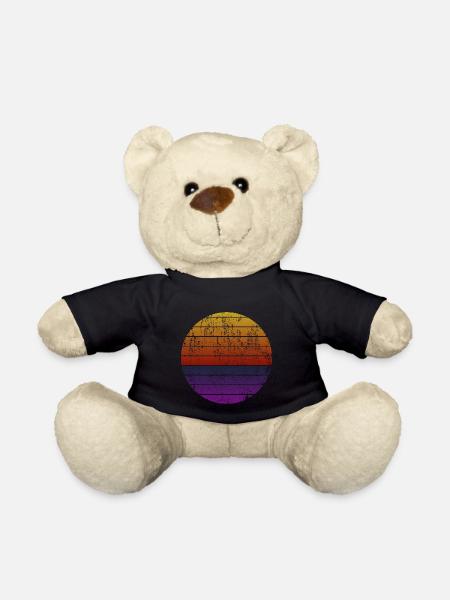 Sonnenuntergang Vintage - Teddy - Schwarz