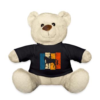 Dressage Équitation Cavaliers de dressage Équitation Équitation - Nounours - noir - Devant