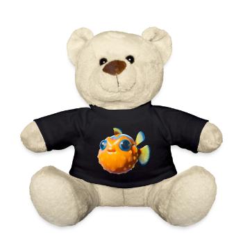 Poisson-globe sucré - Nounours - noir - Devant