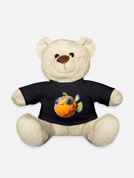 Süßer Kugelfisch - Teddy - Schwarz