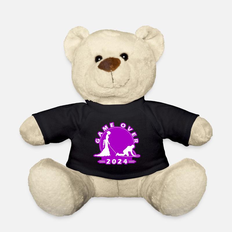Mariage Game Over 2024 - Nounours - noir