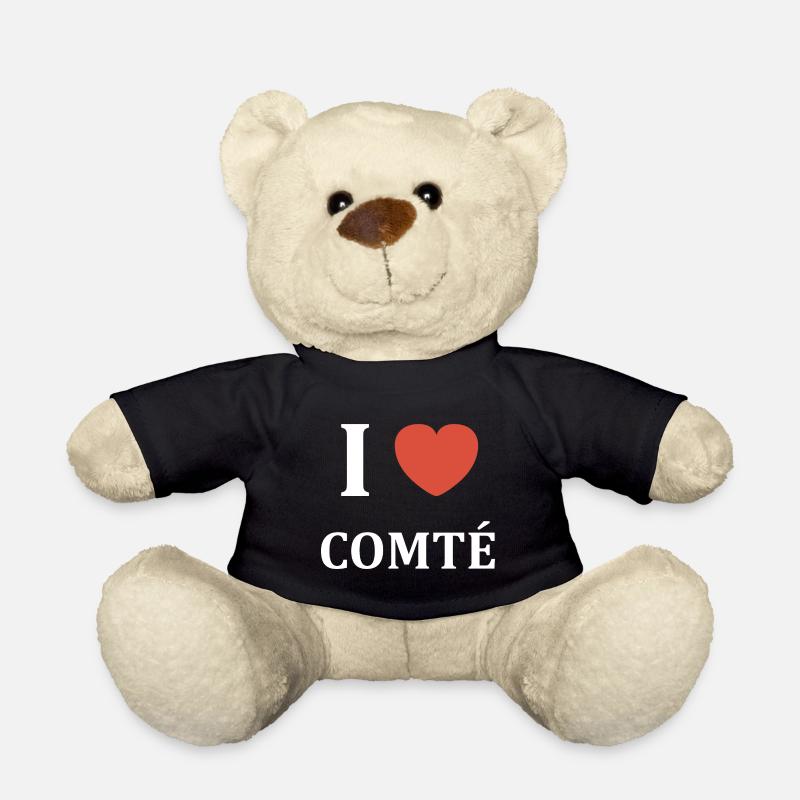 i love comté - Nounours - noir