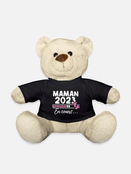 Maman 2023 En Cours - Nounours - noir