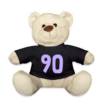 ANNIVERSARY. HAPPY BIRTHDAY. HAPPY BIRTHDAY. - Teddy Bear - black - Front