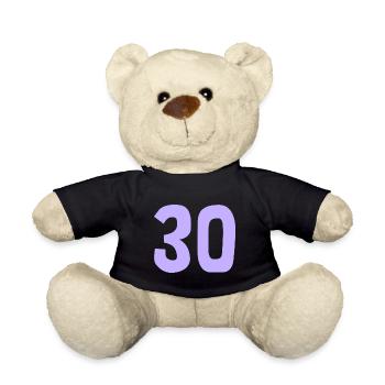30. 30 YEARS. 30th ANNIVERSARY. 30TH ANNIVERSARY. - Teddy Bear - black - Front