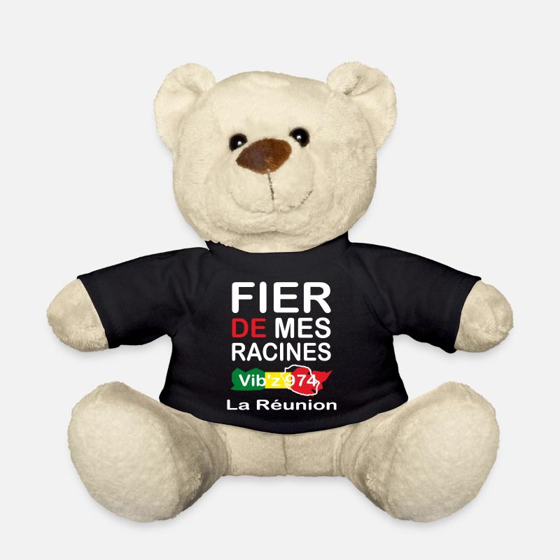 Fier de mes origines 974 - Nounours - noir