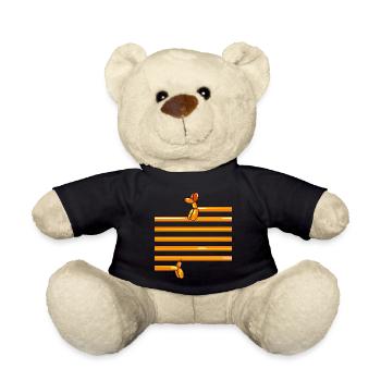 ballon-dog - Teddy - Schwarz - Vorne