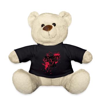 zombies runied this shirt - zombie blutflecken - Teddy - Schwarz - Vorne