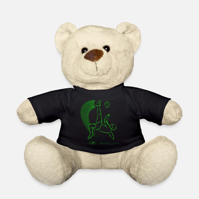 Fussballer - Teddy - Schwarz