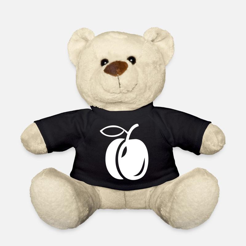 Eine Pflaume - Teddy - Schwarz