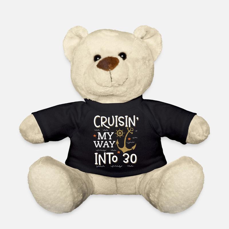 Cruisin My Way Into 30 - 30. Geburtstag Kreuzfahrt - Teddy - Schwarz