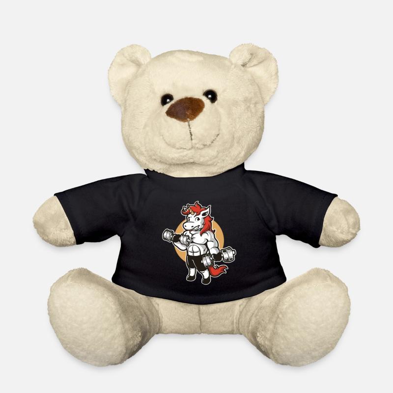 Unicorn Muscular Hanteln - Teddy - Schwarz
