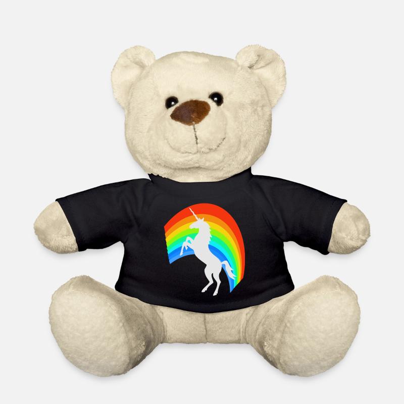Regenbogen Märchen - Teddy - Schwarz