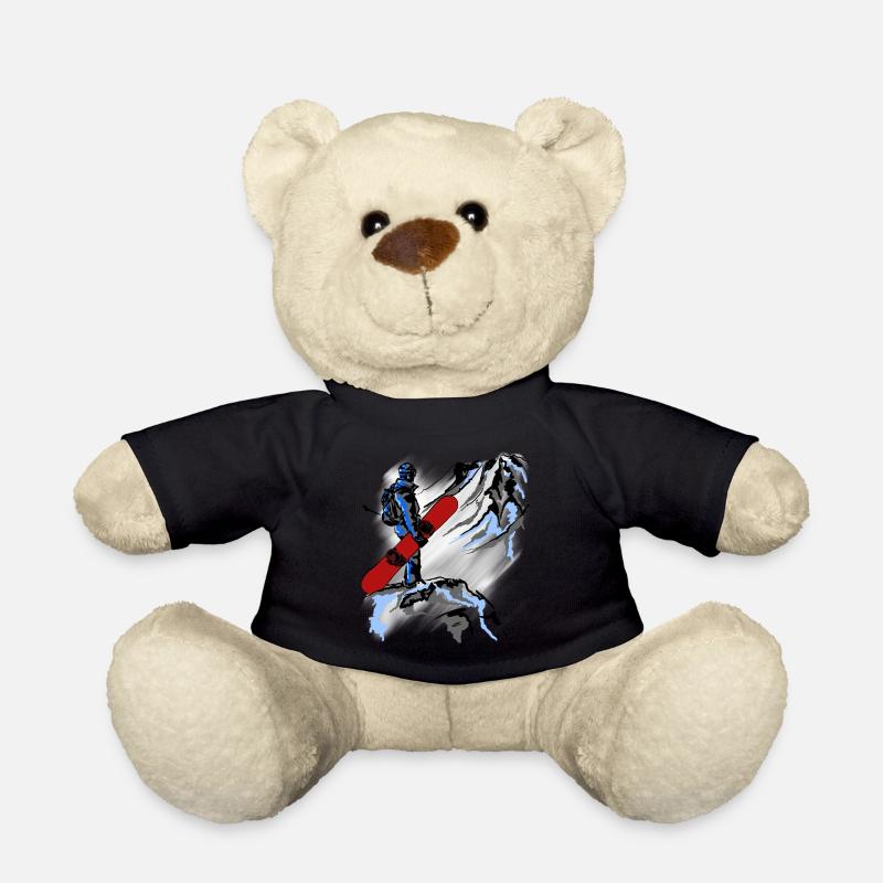 Snowboarding - Teddy - Schwarz