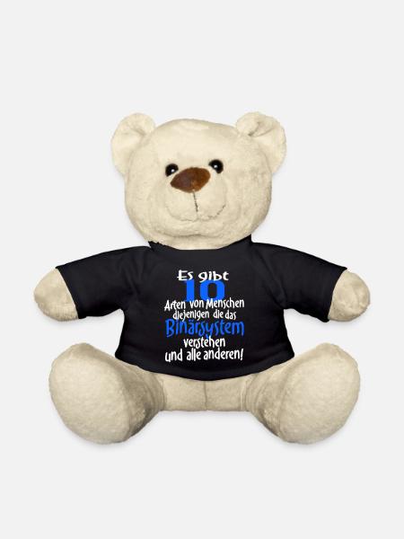 Es gibt 10 Arten von Menschen. - Teddy - Schwarz