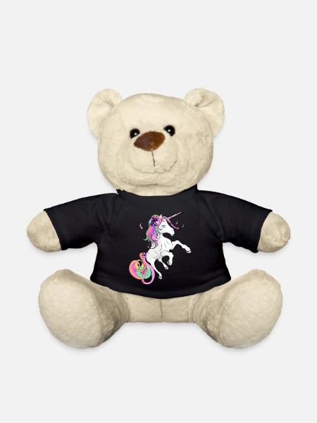 Licorne douce licorne - Nounours - noir