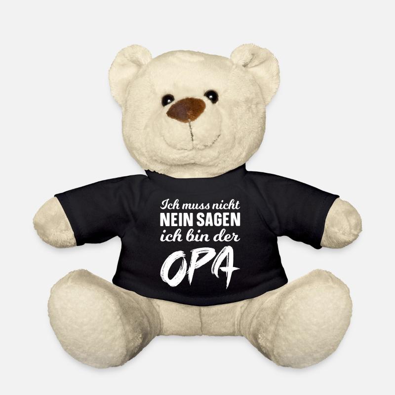 Ich muss nicht nein sagen ich bin der Opa! - Teddy - Schwarz