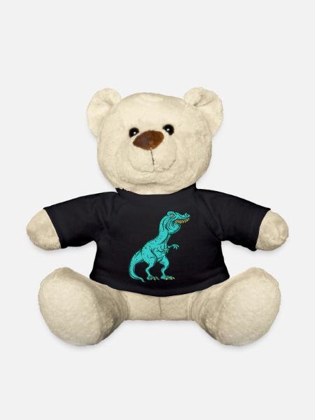Tyrannosaurus Rex overbiter kanintenner morsom - Teddybjørn - svart