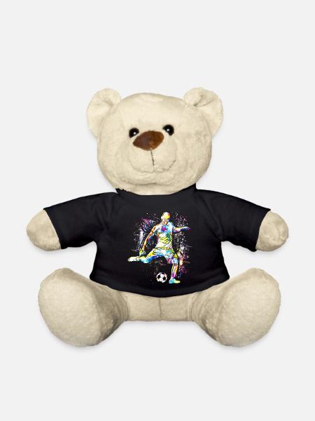 Football - Joueur de football Cristiano - Coloré - Nounours - noir