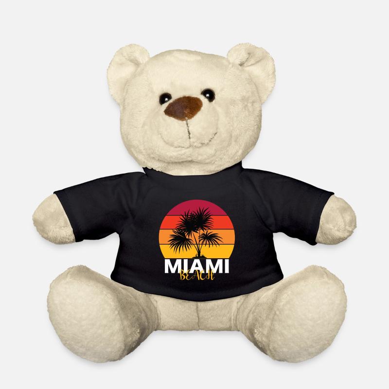 Miami Beach - Teddy Bear - black
