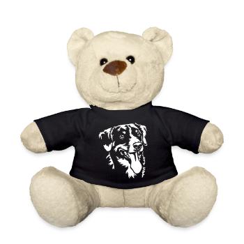 Appenzeller Sennenhund Head "Black Edition" - Nounours - noir - Devant
