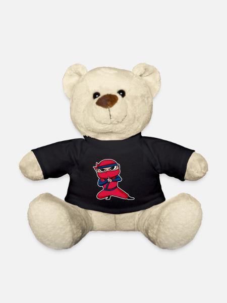 Ninja - Teddy Bear - black