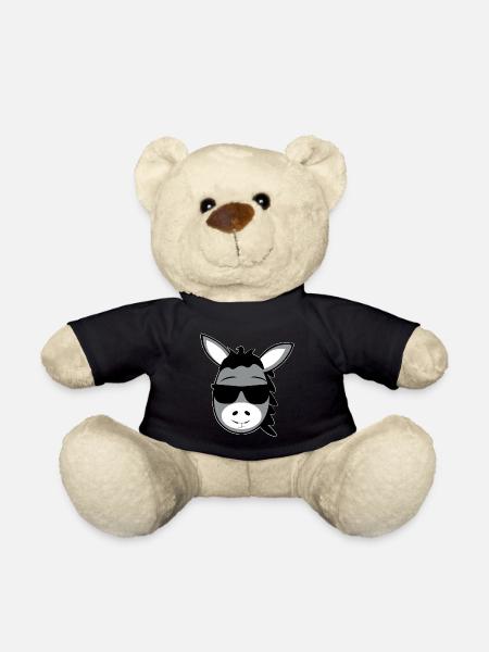 Esel - Teddy - Schwarz