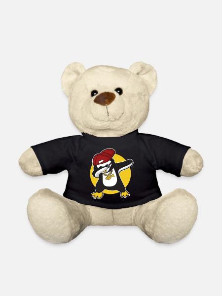 Dabbing penguin cuddly - Teddy Bear - black