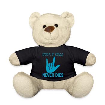 Rock Music Rock and Roll - Teddy Bear - black - Front