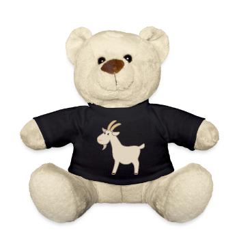 Ziege - Teddy - Schwarz - Vorne